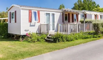 Mietunterkunft - Mobilheim  Comfort Xl - 32 M² - 3 Schlafzimmer- Erhöhte Terrasse - Camping Marvilla Parks - Domaine de Ker'Ys