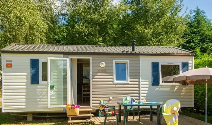 Mietunterkunft - Mobilheim Comfort  - 27 M² - 3 Schlafzimmer- Terrasse - Camping Marvilla Parks - Domaine de Ker'Ys