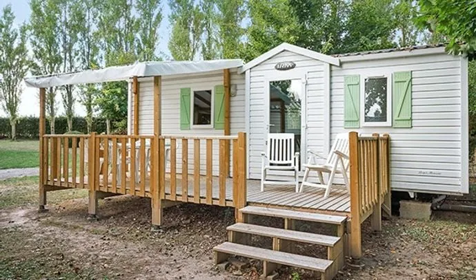 Mietunterkunft - Mobilheim Classic Xl - 28 M² - 2 Schlafzimmer- Erhöhte   - Tv - Camping Marvilla Parks - Domaine de Ker'Ys
