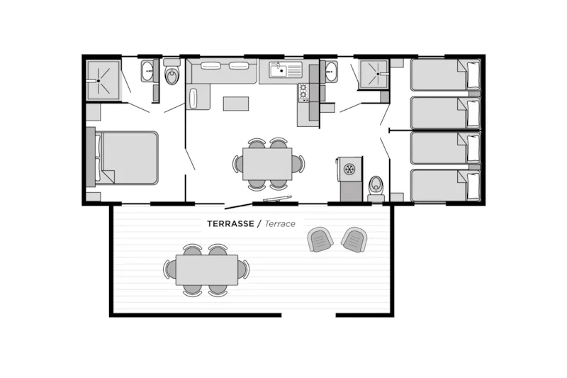 Cottage Toscane Confort Climatisé / S