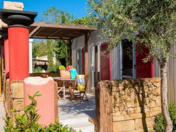 Mietunterkunft - Cottage Crétois  Key West Premium 2 Zimmer 2 Badezimmer + Klimaanlage - Capfun Mer & Soleil
