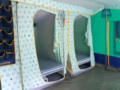 Equipped tents — 4