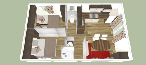 Location - Cottage Fraise Des Bois 4 Pers - image n°10 - L'Escale Village