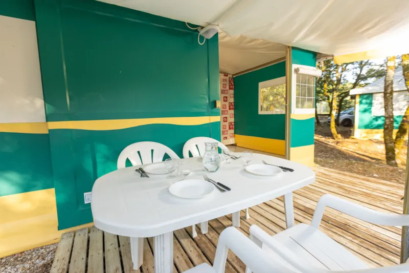 Tente Nature - 2 Chambres - Cuisine Équipée - Salle De Bain