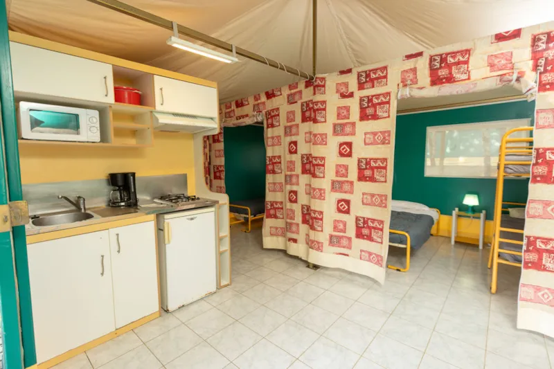 Tente Nature - 2 Chambres - Cuisine Équipée - Salle De Bain