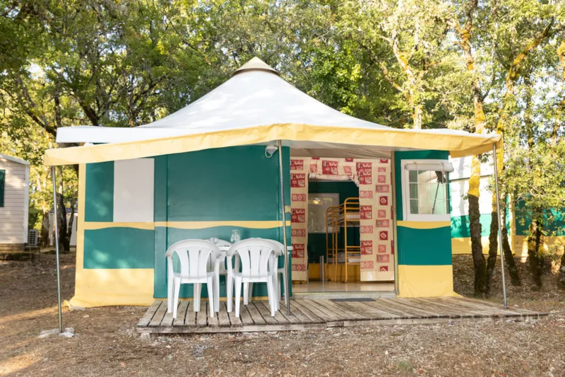 Tente Nature - 2 Chambres - Cuisine Équipée - Salle De Bain