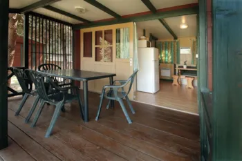 Mietunterkunft - Olivo Bungalow, 2 Bedrooms - Camping Lago Barasona