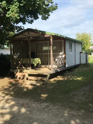  - Chalet Moréa confort gitotel climatisé - à la semaine - Camping les Charmilles