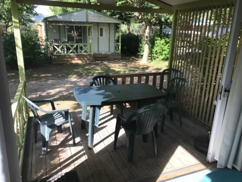 Huuraccommodatie(s) - Chalet Moréa Gitôtel Climatisé 22M² / 2 Slaapkamers - Overdekt Terras - image n°4 - Camping les Charmilles