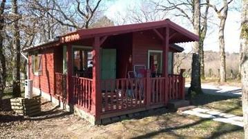 Accommodation - Chalet Champêtre 35M² + Overdekt Terras, Tv, Vaatwasser - Camping LA GARENNE