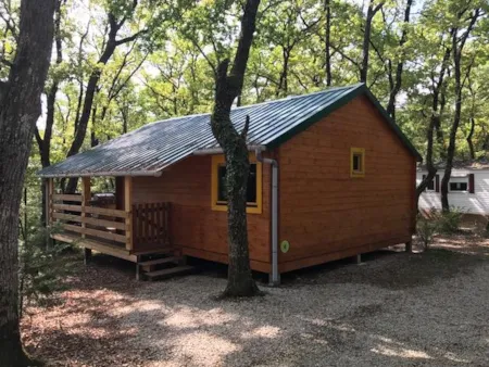 Accommodation - Chalet With Covered Terrace + Tv + Dishwasher  1/4 Pers - Camping LA GARENNE