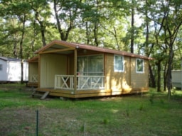 Accommodation - Cottage Rêve 25M² + Terrasse Couverte  16M2 +Télévision - Camping LA GARENNE