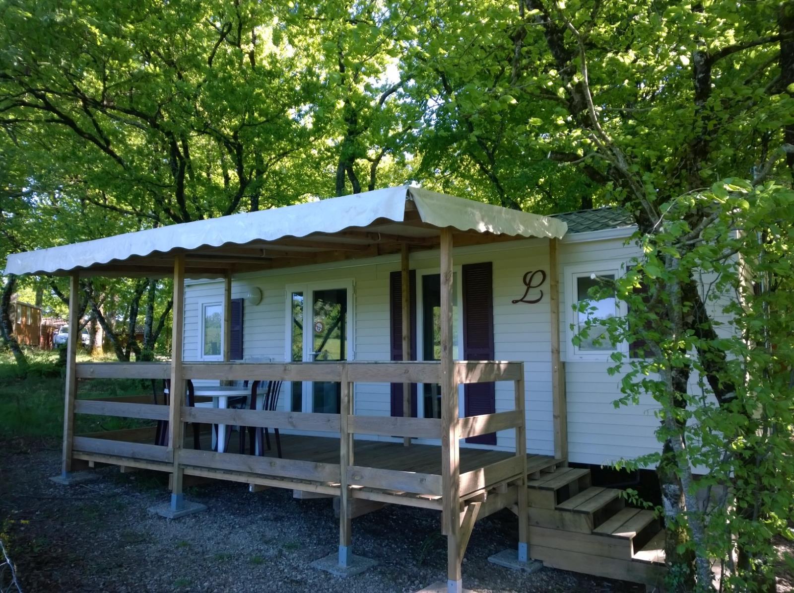 Location - Résidence Rubis Rouge Terrasse Couverte, Climatisation + Lave Vaisselle - Camping LA GARENNE