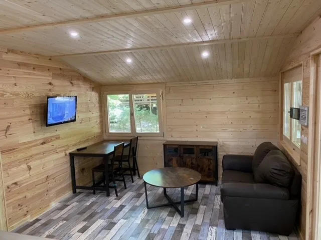 72 La Cabane En Tête À Tête 35M2  2 Pers  Suite Parentale + Terrasse Couverte  + Télé