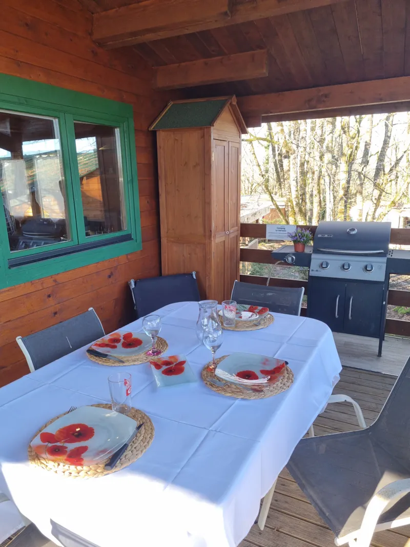 78 Chalet Les Coquelicots 30M² + Terrasse Couverte +Télévision