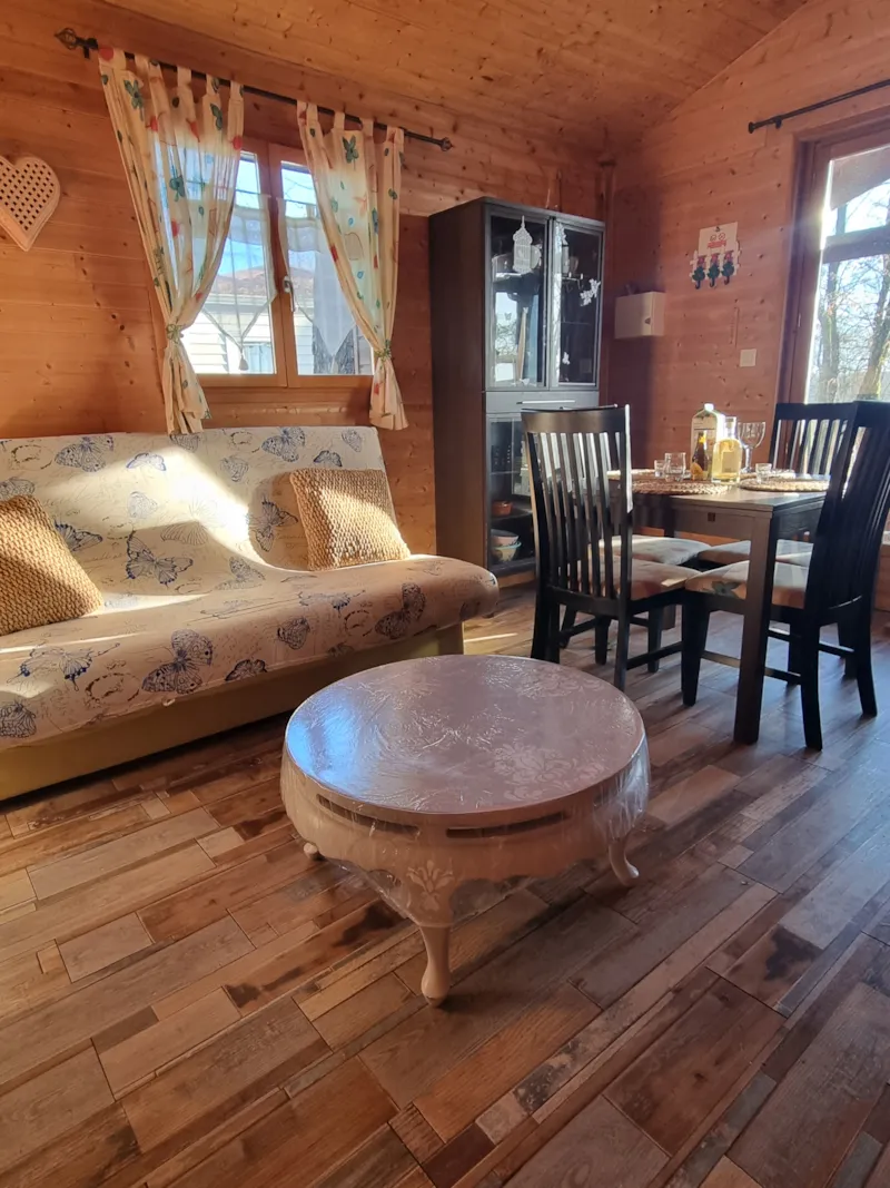 31 Chalet Soleil   Couchant  35M² + Lave Vaisselle + Terrasse Couverte + Télévision