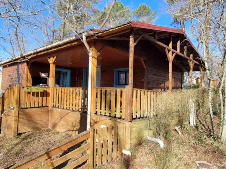 Accommodation - Chalet Iris 45M² With Television + Dishwasher + Covered Terrace - Camping LA GARENNE