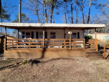 Mietunterkunft - Residenz La Futaie 32M2 Überdachte Terrasse, 3 Schlafzimmer, Geschirrspüler + Fernseher - Camping LA GARENNE