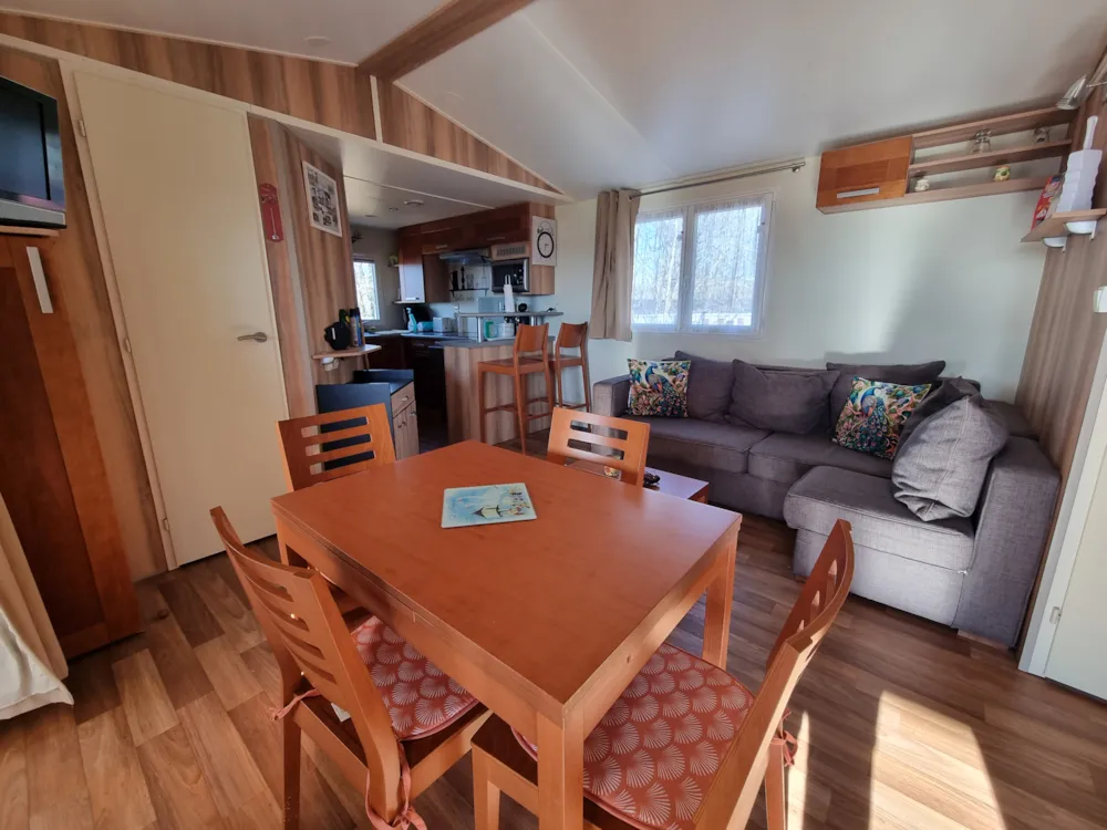 Location - 30 Residence Le Lavandier 32M2, Terrasse Couverte, Télevision + Lave Vaisselle - Camping LA GARENNE