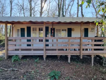 Mietunterkunft - Residence La Corbeille D’Argent Überdachte Terrasse, Klimaanlage + Geschirrspüler - Camping LA GARENNE