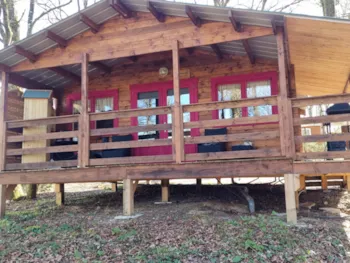 Mietunterkunft - La Cabane Alone 35M2 2 Pers Master Suite + Überdachte Terrasse + Tv - Camping LA GARENNE