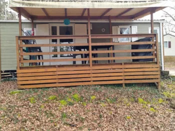 Mietunterkunft - Residenz L'eucalyptus 32M2 Überdachte Terrasse, Fernseher - Camping LA GARENNE