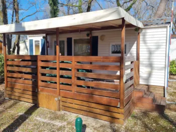 Mietunterkunft - Residenz Les Tilleuls 32 M2 Überdachte Terrasse - Camping LA GARENNE