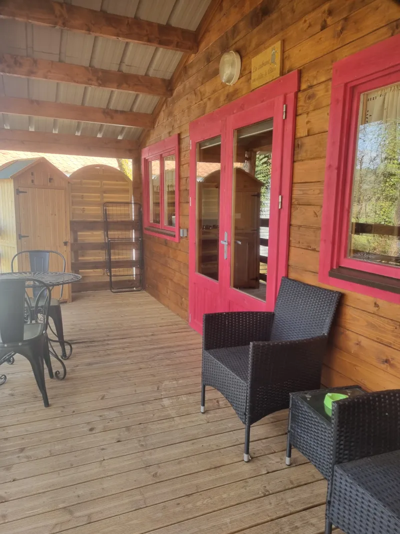 72 La Cabane En Tête À Tête 35M2  2 Pers  Suite Parentale + Terrasse Couverte  + Télé