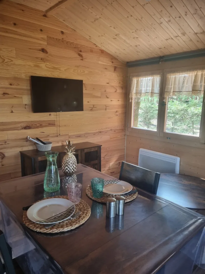 72 La Cabane En Tête À Tête 35M2  2 Pers  Suite Parentale + Terrasse Couverte  + Télé