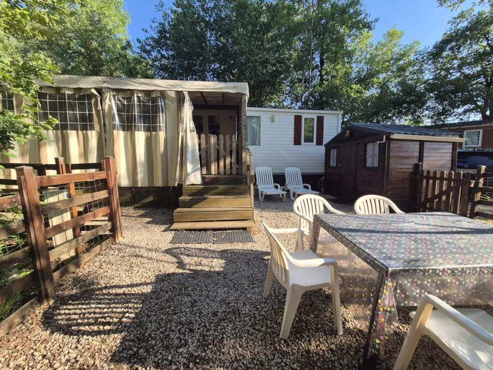 Location - 54 Résidence  Le Lys  40M2 (2 Salle De Bains) +Clim + Lave Vaisselle+Terrasse Couverte - Camping LA GARENNE