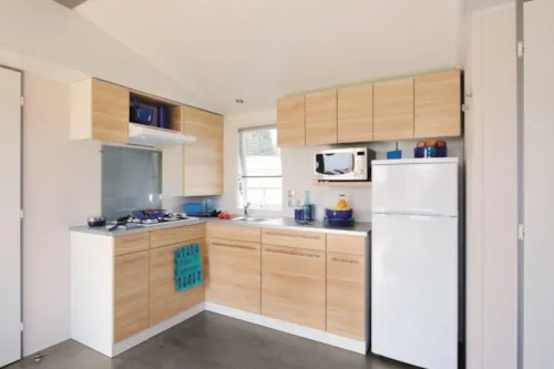 Location - Mobile-Home 3 Chambres & Terrasse - image n°4 - Camping du Lac de Carouge
