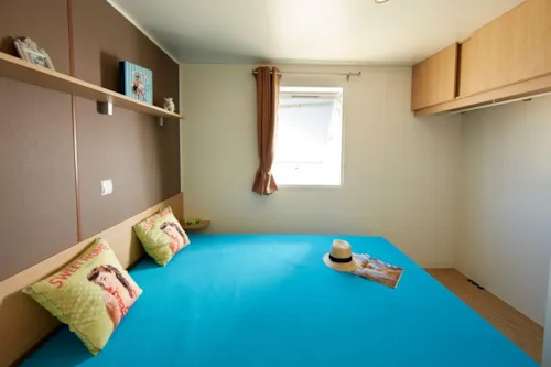 Huuraccommodatie(s) - Stacaravan 2 Kamers & Terras - image n°5 - Camping du Lac de Carouge