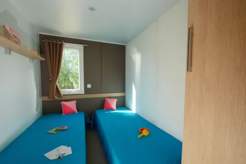 Huuraccommodatie(s) - Stacaravan 2 Kamers & Terras - image n°6 - Camping du Lac de Carouge