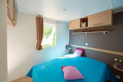 Location - Mobile-Home 3 Chambres & Terrasse - image n°5 - Camping du Lac de Carouge