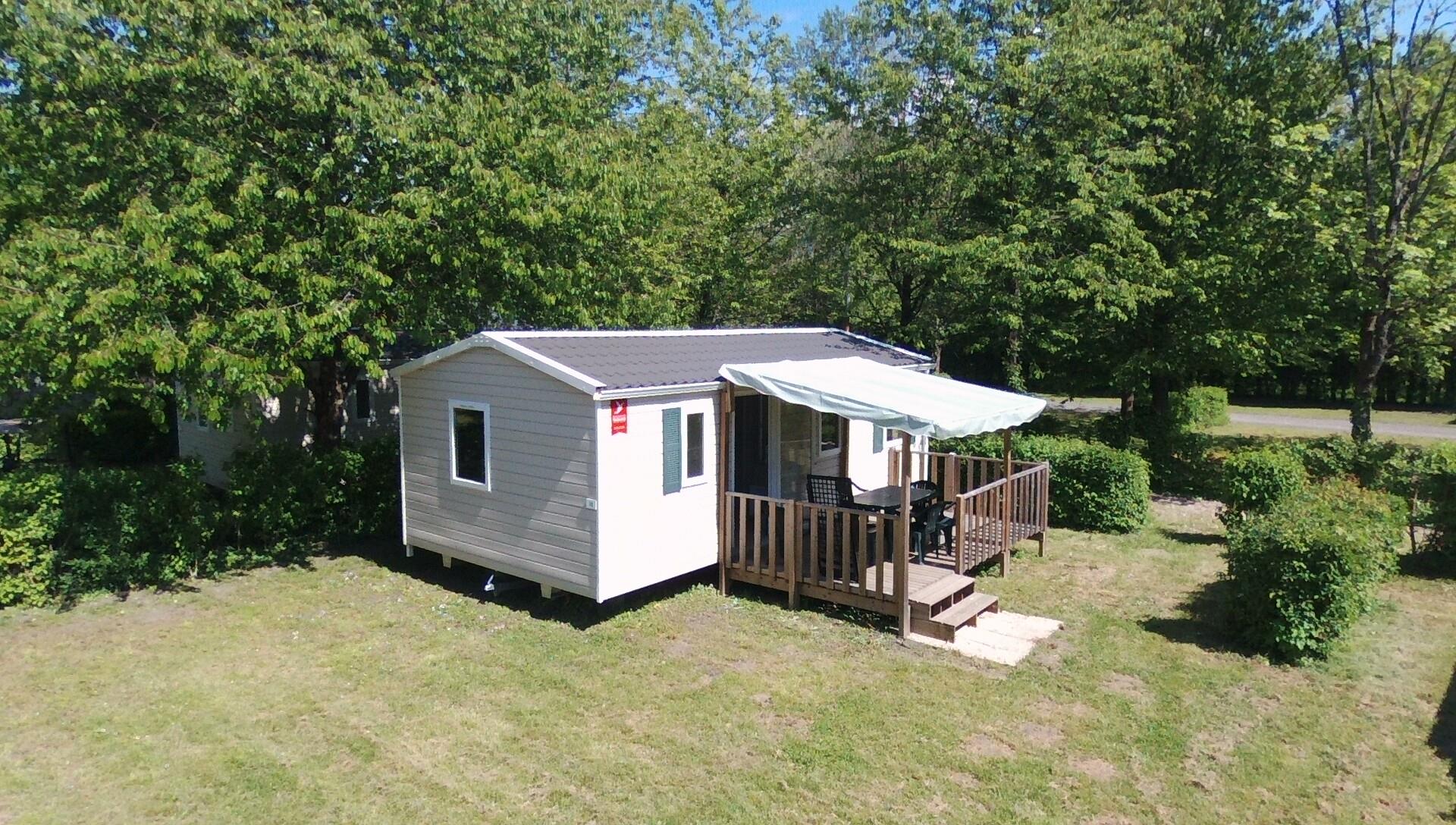 Mietunterkunft - Mobile-Home 3 Zimmer & Loggia - Camping du Lac de Carouge