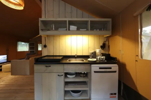 Mietunterkunft - Ecolodge Vip 3 Zimmer - image n°3 - Camping du Lac de Carouge