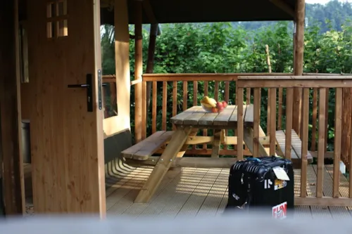Mietunterkunft - Ecolodge Vip 3 Zimmer - image n°2 - Camping du Lac de Carouge
