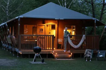 Mietunterkunft - Ecolodge Vip 3 Zimmer - Camping du Lac de Carouge
