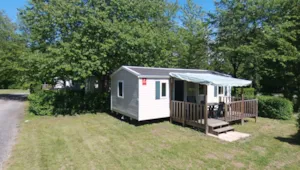 Locatif - Mobilheim mit 3 Schlafzimmern und Klimaanlage - Camping du Lac de Carouge