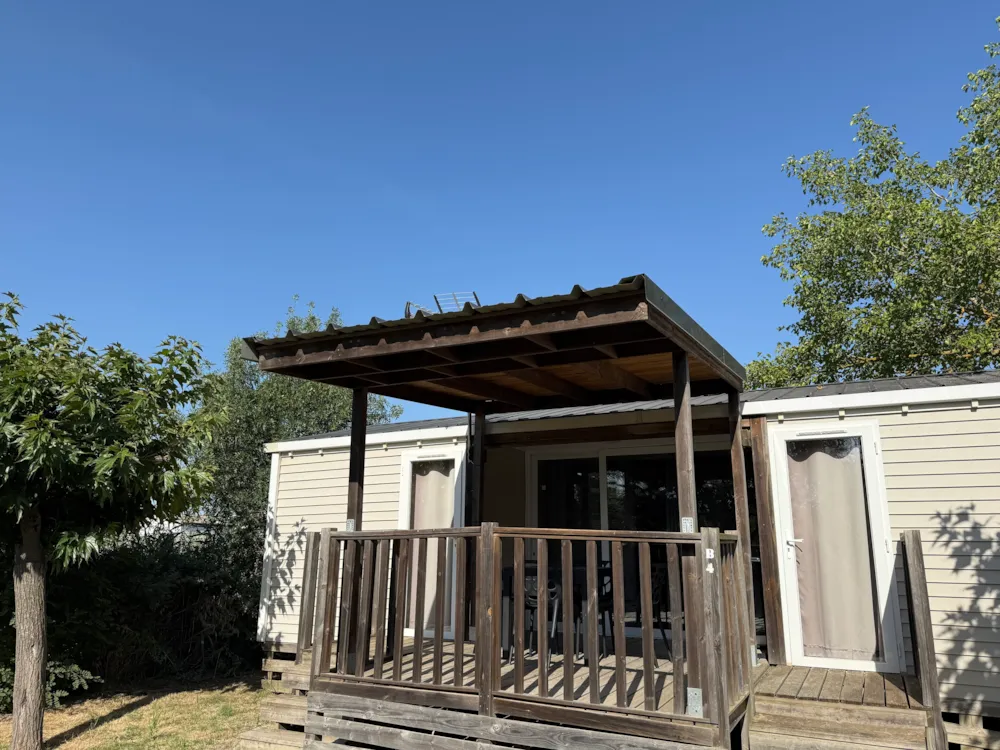 Location - Mobil Home 2 Chambres Premium Dune - Camping Crin Blanc