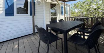 Mietunterkunft - Grand Mistral Mobilheim Mit 6 Schlafzimmern Für 12 Personen - Camping Crin Blanc