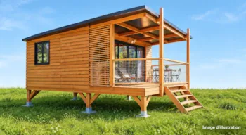 Huuraccommodatie(s) - Premium Chalet Aigrette – 2/3 Personen - Camping Crin Blanc