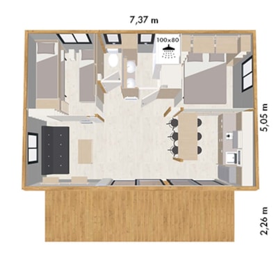 Flamant Premium Chalet – 5/7 people