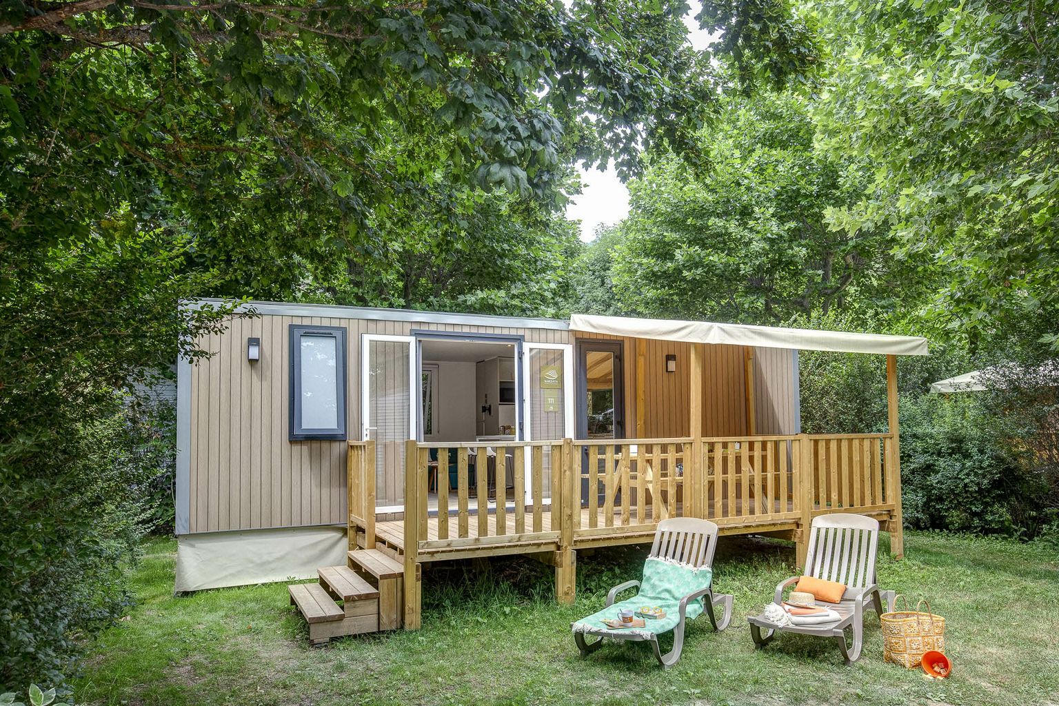 Location - Cottage 3 Chambres - Climatisé **** - Camping Sandaya Île des Papes