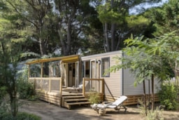 Mietunterkunft - Cottage Cigalous 3 Zimmer - Klimaanlage Premium - Camping Sandaya Île Des Papes