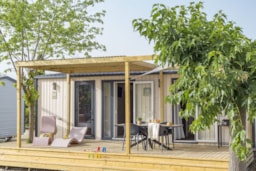 Accommodation - Cottage Ventoux 2 Bedrooms - Air-Conditioned Premium - Camping Sandaya Île Des Papes