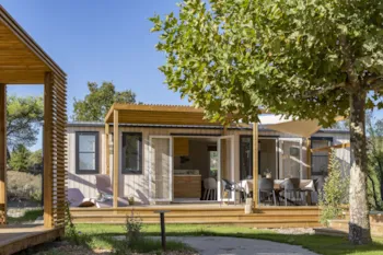 Mietunterkunft - Cottage Ventoux 3 Zimmer - Klimatisiert Premium - Camping Sandaya Île Des Papes