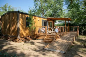Mietunterkunft - Cottage 2 Schlafzimmer - Klimaanlage **** Barrierefrei - Camping Sandaya Île Des Papes