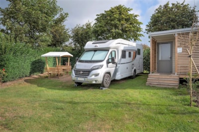 Pitch *** package with heated private sanitary facilities