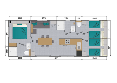 Cottage Les Spatules **** 3 bedrooms 2 bathrooms